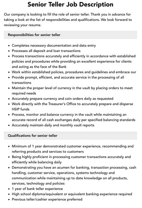 lotto teller job description
